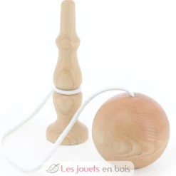 Bilboquet en bois massif naturel - Vilac