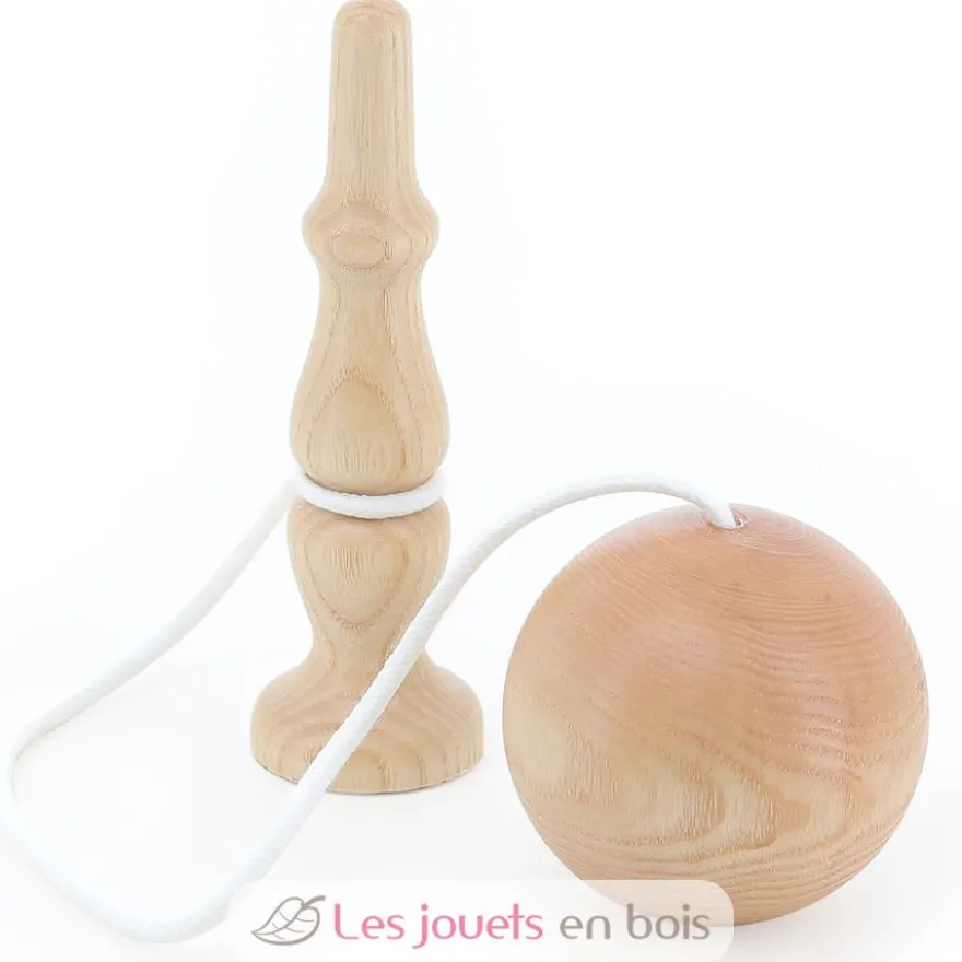 Bilboquet en bois massif naturel - Vilac