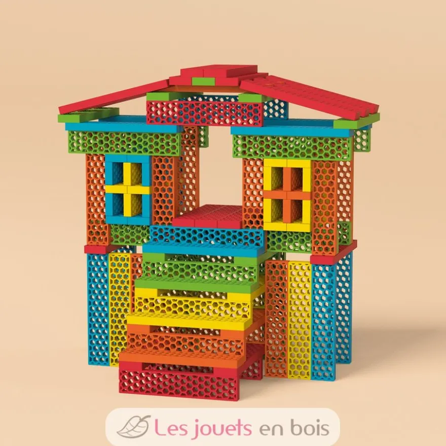 Bioblo Hello Box 100 briques - Bioblo