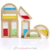 Blocs arc-en-ciel - Eau scintillante - Guidecraft