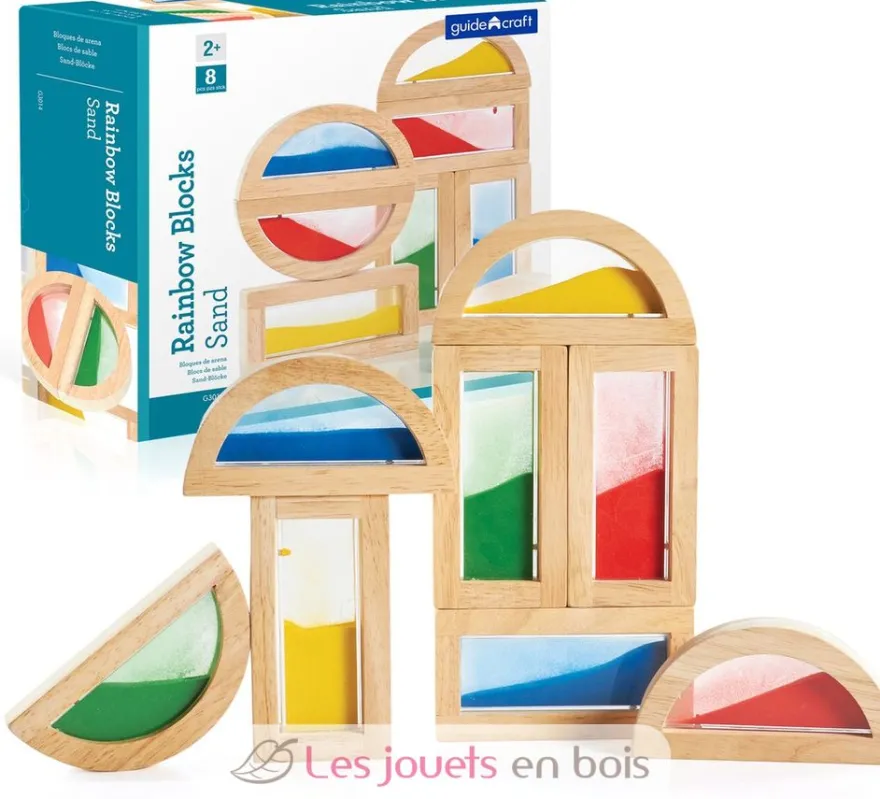 Blocs arc-en-ciel - Sable - Guidecraft