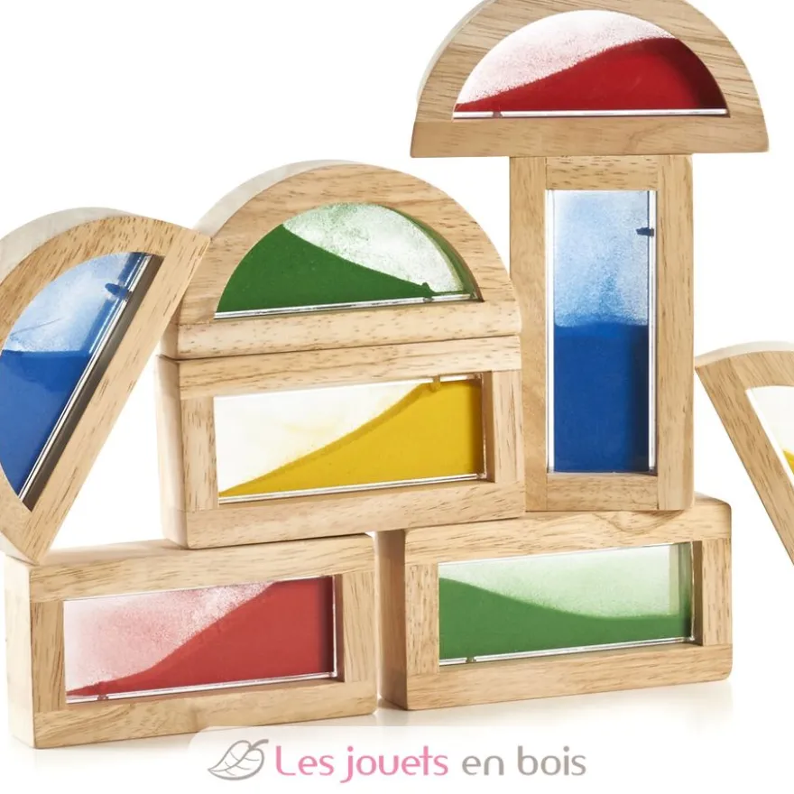 Blocs arc-en-ciel - Sable - Guidecraft