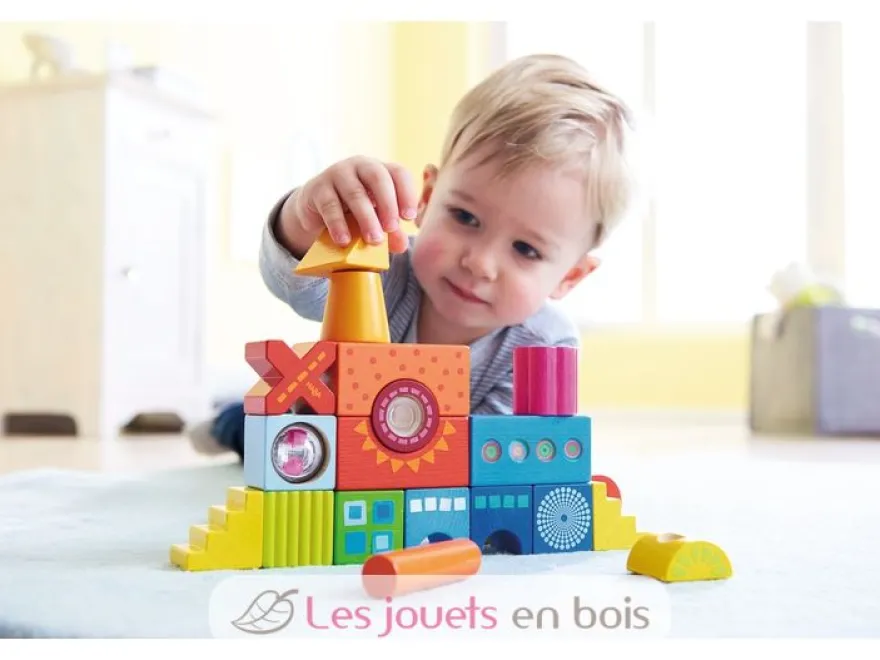 Blocs de construction colorés - Haba