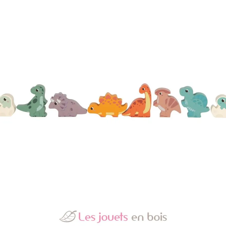 Blocs de construction en bois Dino - Small Foot company