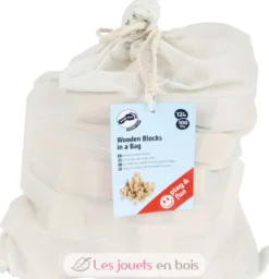Blocs de construction 100 pcs bois naturel Small Foot Compagny
