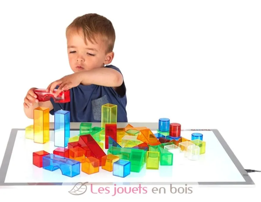 Blocs de couleur translucides 50 pcs - TickiT