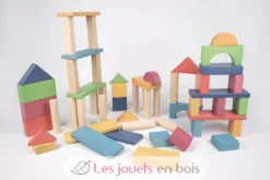Blocs en bois géants arc-en-ciel - TickiT