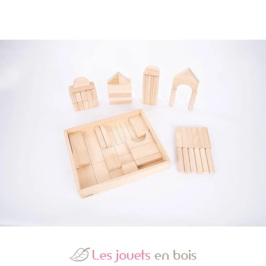 Blocs en bois géants naturel - TickiT