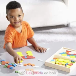 Blocs et planches de motifs d'apprentissages - Melissa & Doug