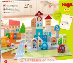 Blocs et puzzle vie citadine - Haba