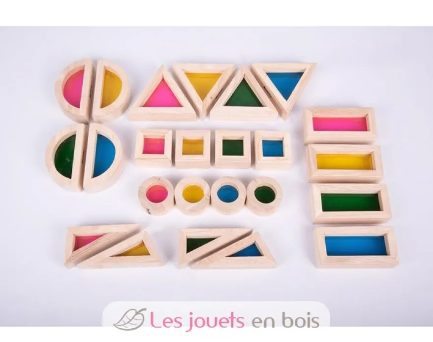 24 blocs sensoriels arc-en-ciel - TickiT