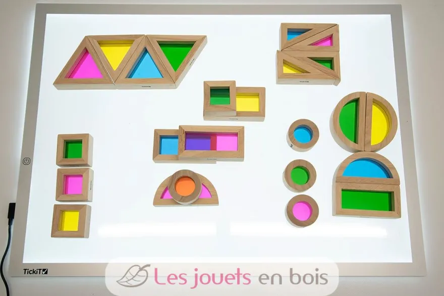 24 blocs sensoriels arc-en-ciel - TickiT