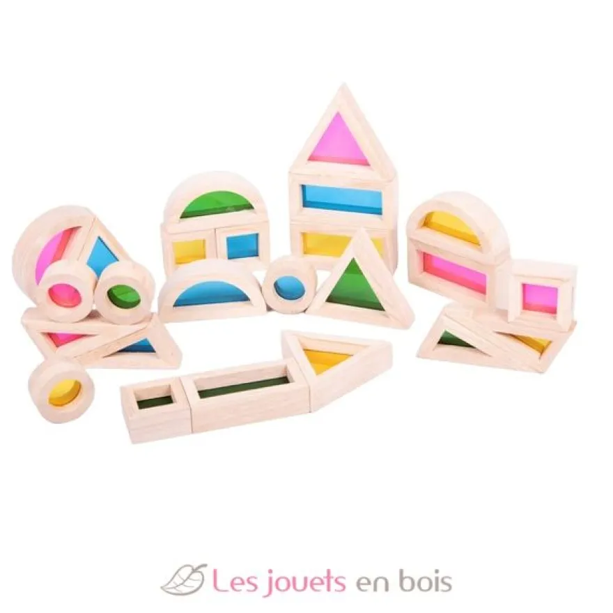 24 blocs sensoriels arc-en-ciel - TickiT