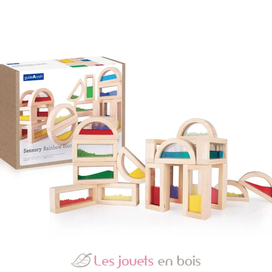18 Blocs sensoriels - Guidecraft