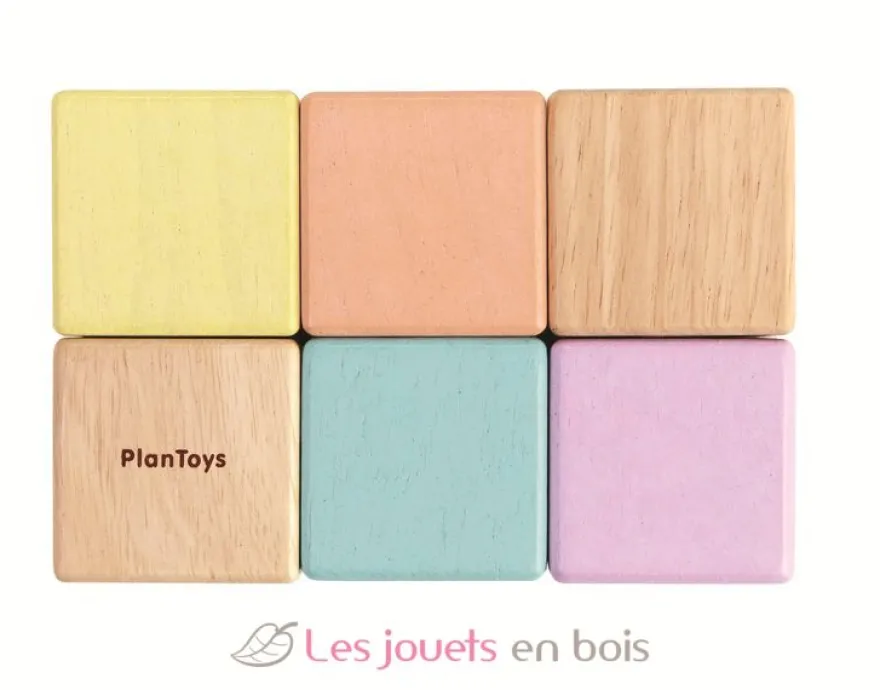 Blocs sensoriels pastel - Plan Toys