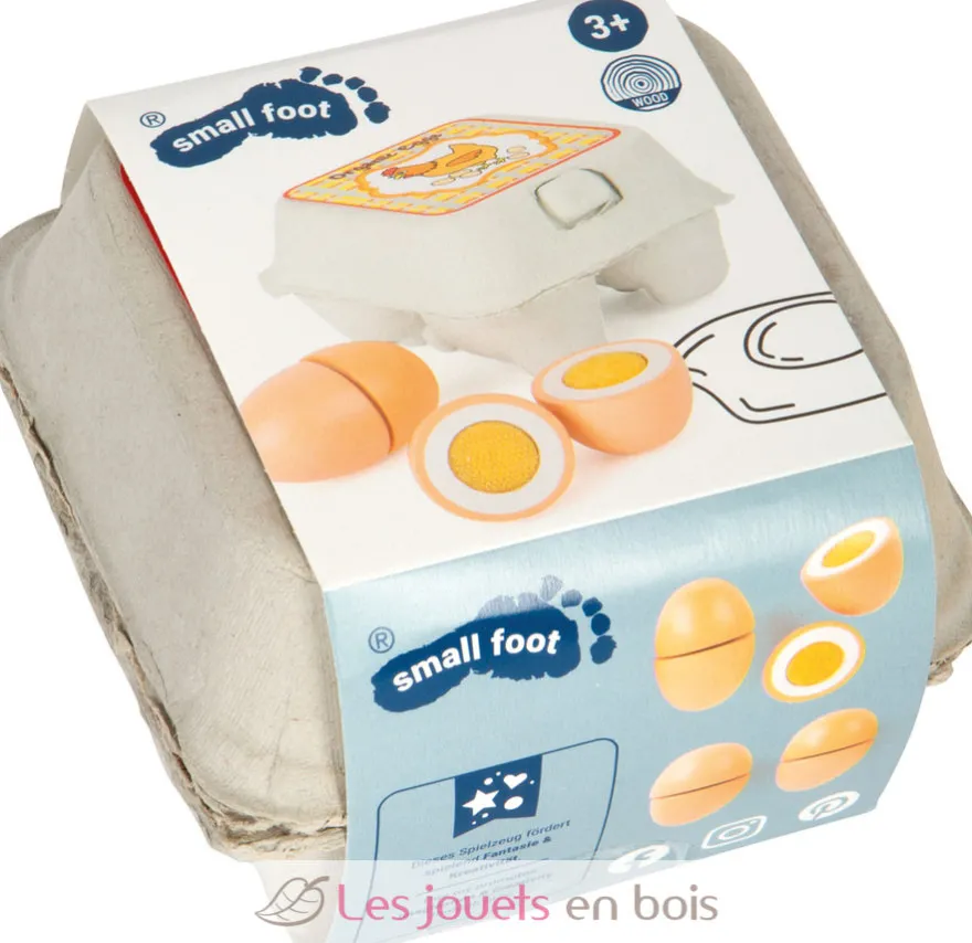 Boite d'œufs en bois à découper - Small Foot company