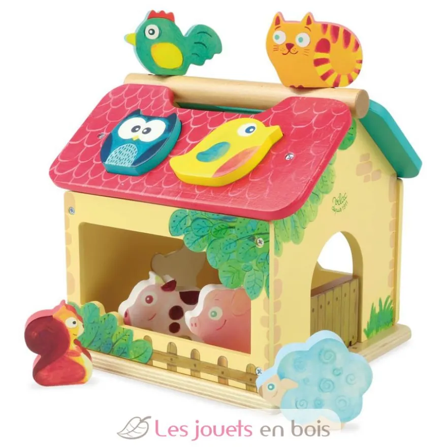 Boite à formes ferme - Vilac