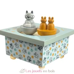 Boite à musique en bois Raton laveur - Trousselier