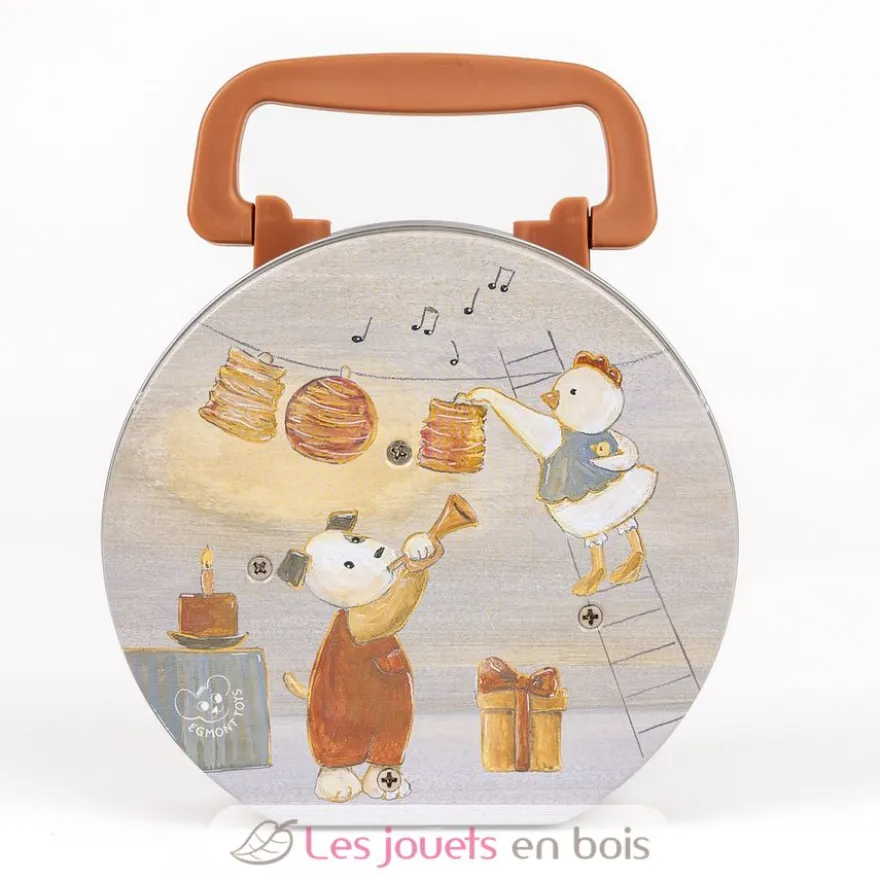Boite à musique en métal Animaux - Egmont Toys
