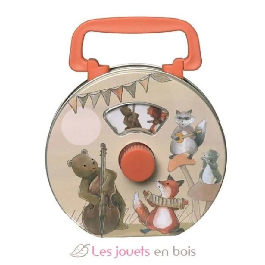 Boite à musique en métal Musiciens - Egmont Toys
