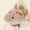 Boite à musique Girafe Léonie en coton bio - Egmont Toys