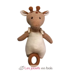 Boite à musique Girafe Léonie en coton bio - Egmont Toys