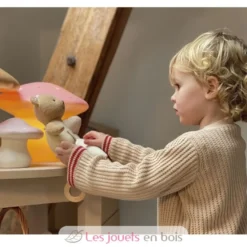 Boite à musique Ours Marcel en coton bio - Egmont Toys