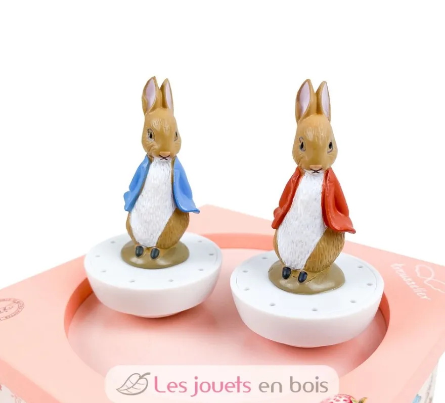 Boite à Musique Peter Rabbit Fraises rose - Trousselier