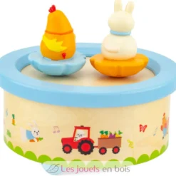 Boite à musique Poule et Lapin - Ulysse