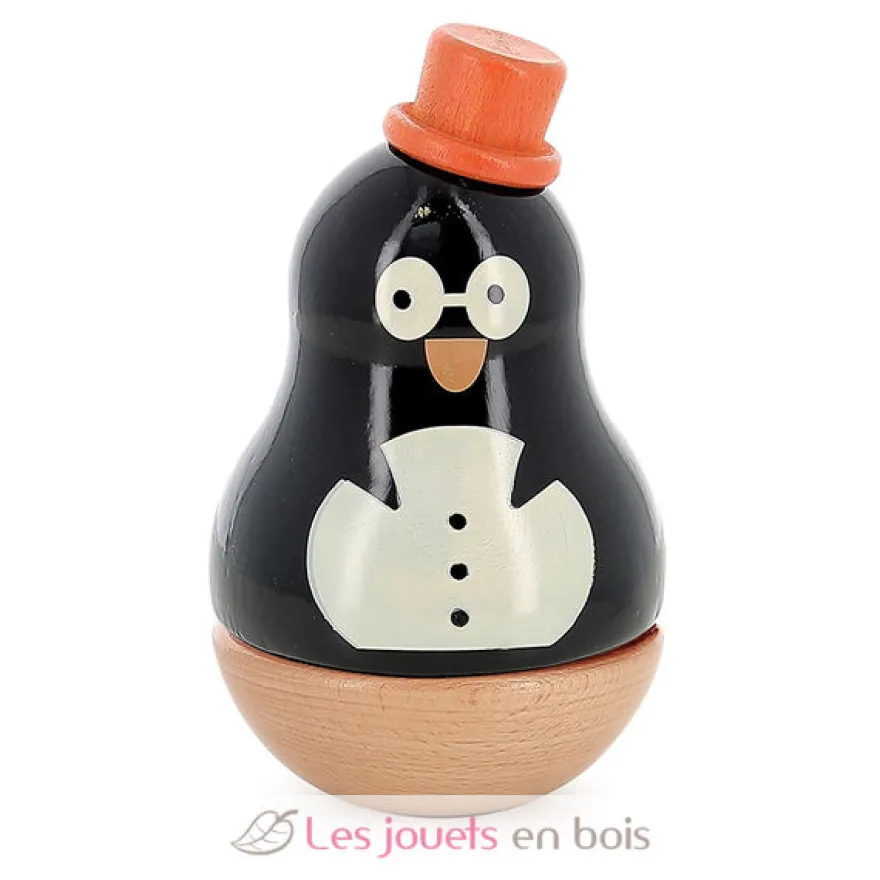 Boite à musique René le pingouin noir - Vilac