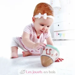 Boite à musique Tourne en rond turquoise - Dès la naissance - Hape