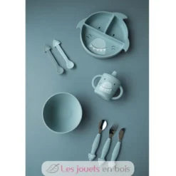 Bol en silicone avec ventouse Mr Shark - Trixie