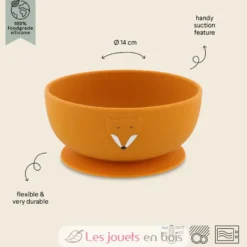 Bol en silicone avec ventouse Mr Fox - Trixie