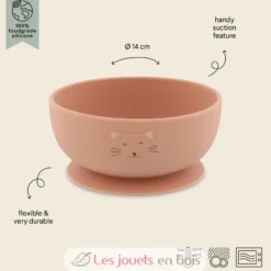 Bol en silicone avec ventouse Mrs Cat - Trixie
