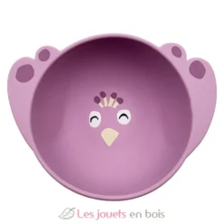 Bol en silicone avec ventouse Mrs Peacock - Trixie