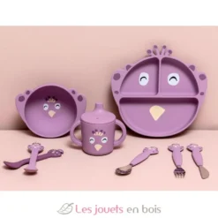 Bol en silicone avec ventouse Mrs Peacock - Trixie