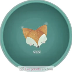 Bol en silicone Crunchy le renard - Sassi Junior