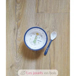 Bol ventouse avec cuillère en mélamine - Le Petit Prince - Petit Jour