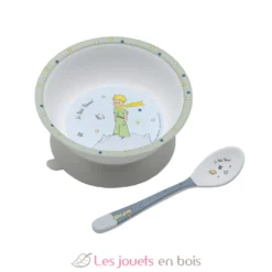 Bol ventouse avec cuillère Le petit Prince - Petit Jour