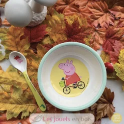 Bol ventouse avec cuillère Peppa Pig - Petit Jour