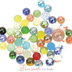 Bonbonnière de 50 Billes multicolores - Vilac