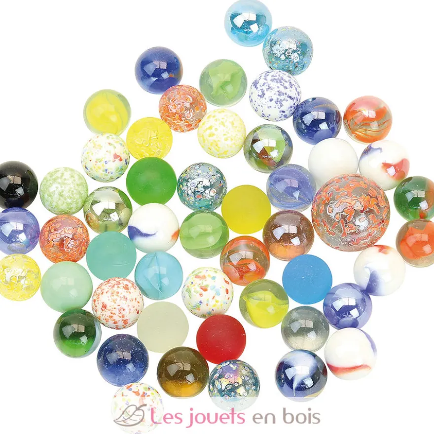 Bonbonnière de 50 Billes multicolores - Vilac