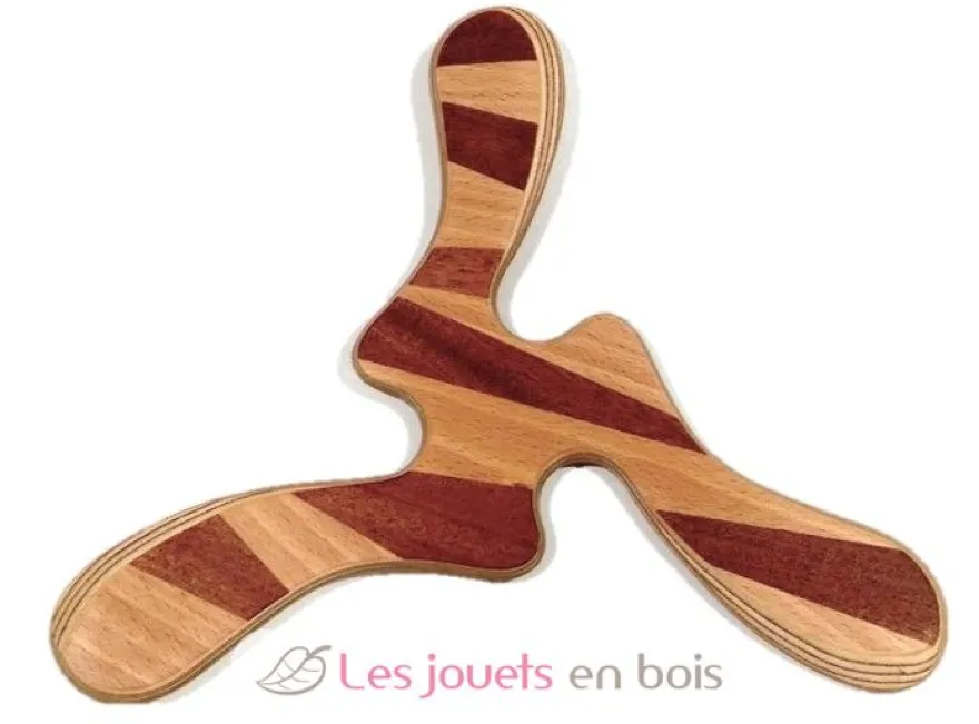 Boomerang adulte Yallingup - finition marqueterie - Wallaby Boomerangs