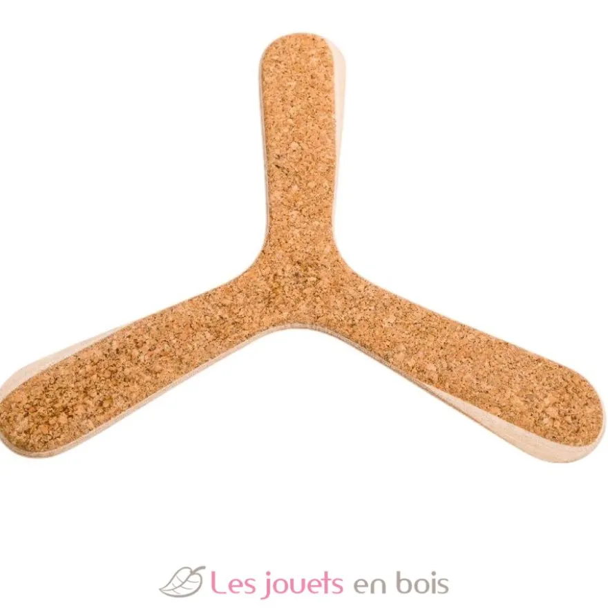 Boomerang enfant en bois et liège - Wallaby Boomerangs