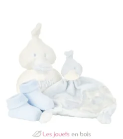 Boîte cadeau de naissance, bleue - Bambam