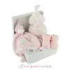 Boîte cadeau de naissance, rose - Bambam
