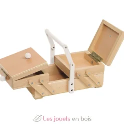 Boîte à couture poignée blanche - Goki