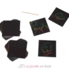 Boîte de mini-notes arc-en-ciel Scratch Art - Melissa & Doug