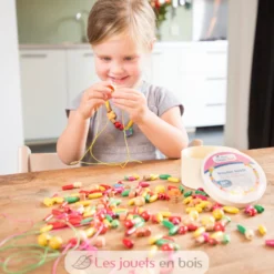 Boîte de perles en bois - 100 gr. - New Classic Toys