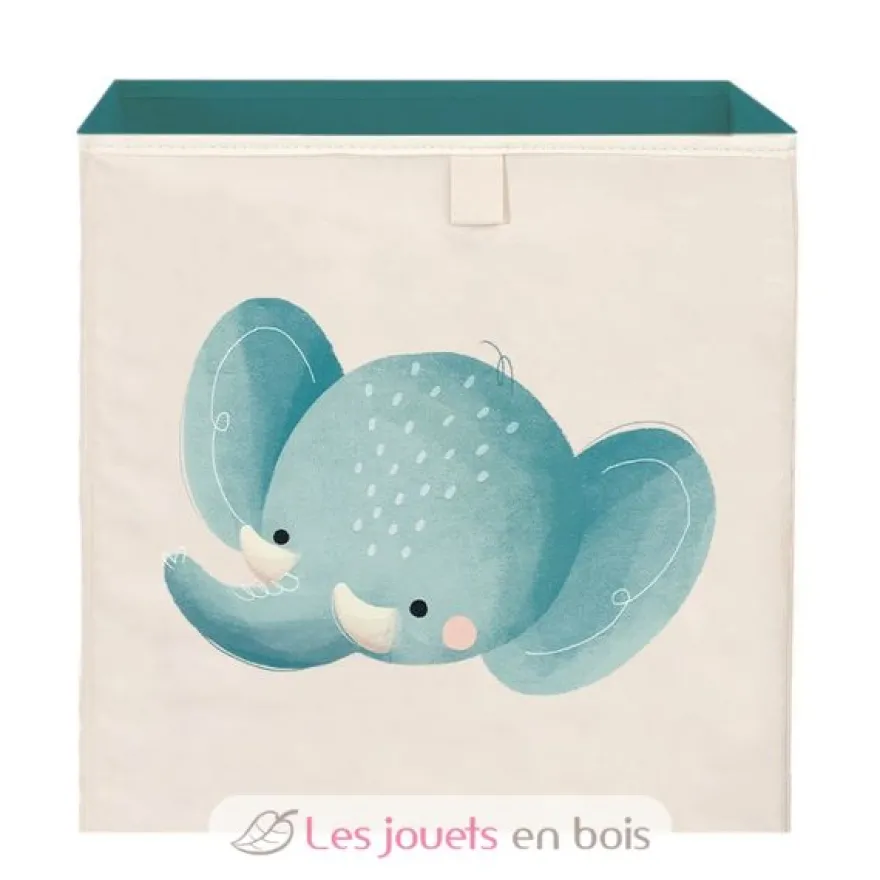 Boîte de rangement carrée Chewy l'éléphant - Sassi Junior